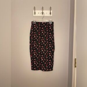 Floral Midi Skirt